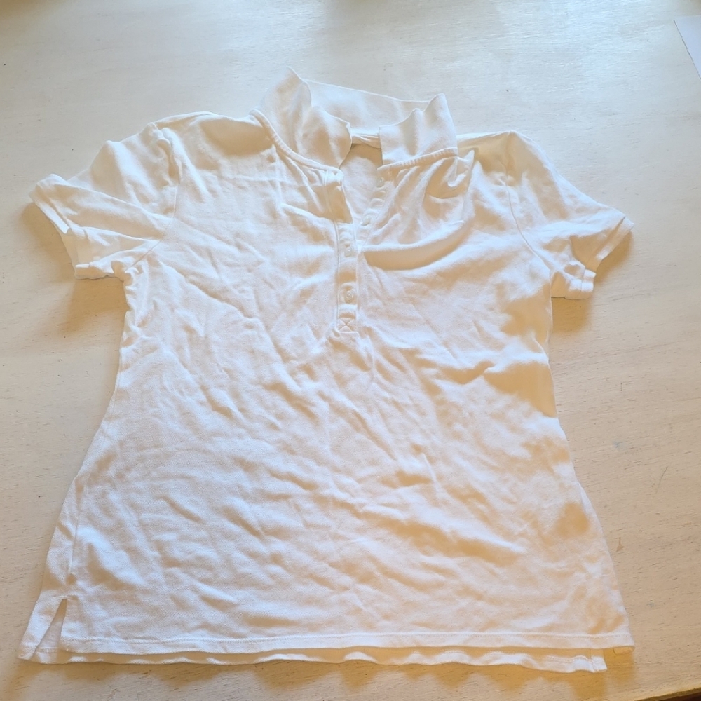 Old Navy‎ White Polo Shirt